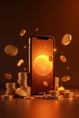Смартфон с приложением Олимп Казино